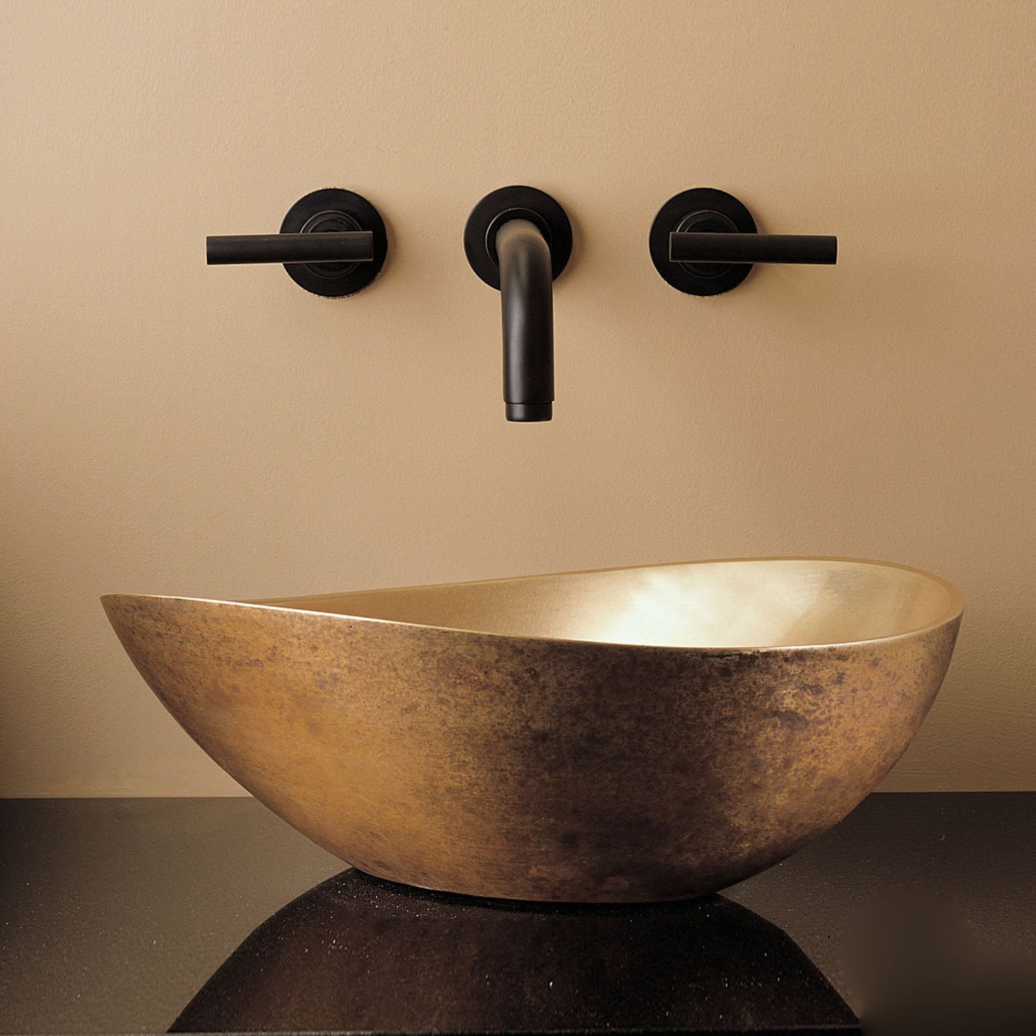 golden bronze sink