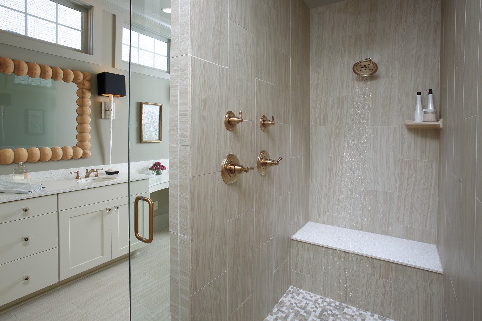 champagne bronze faucet handle