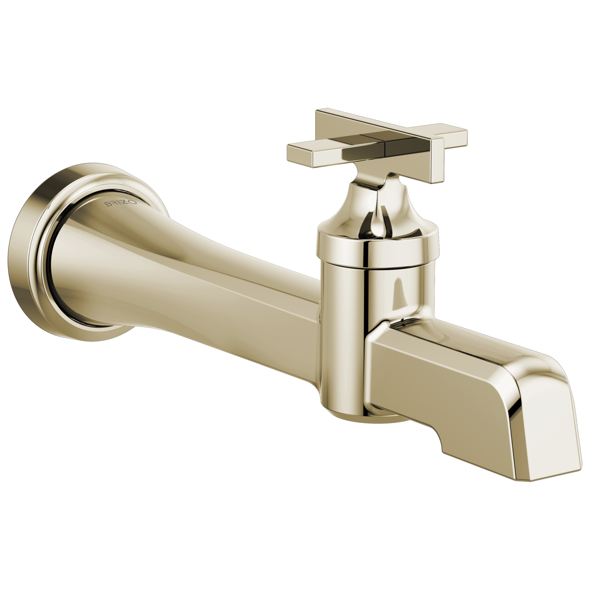 polished nickel lavatory faucet
