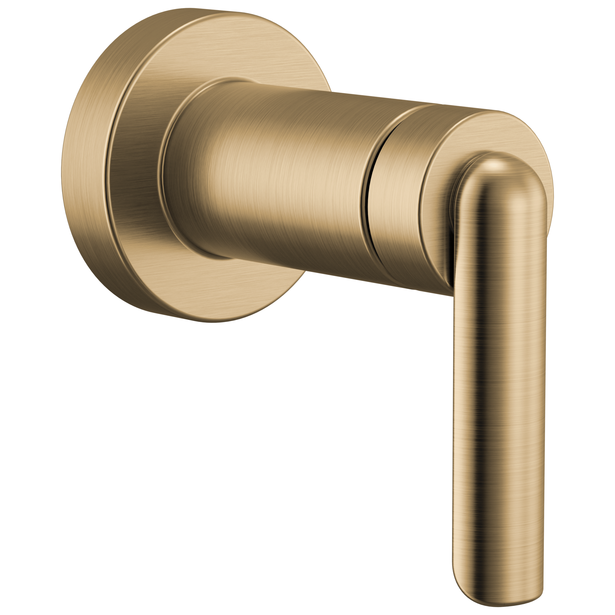 Brizo Roccesco Sensori Volume Control Trim with Bent Lever Handle