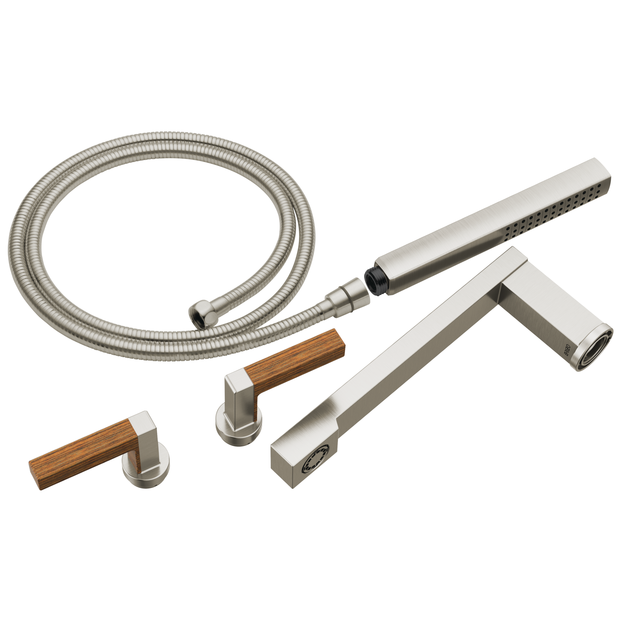 Brizo Frank Lloyd Wright Two-Handle Tub Filler Trim Kit with Lever Handles