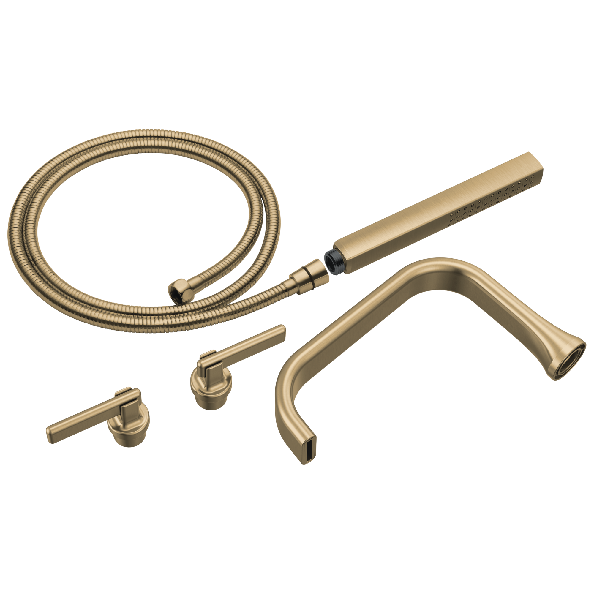 Brizo Allaria Two-Handle Tub Filler Trim Kit with Lever Handles