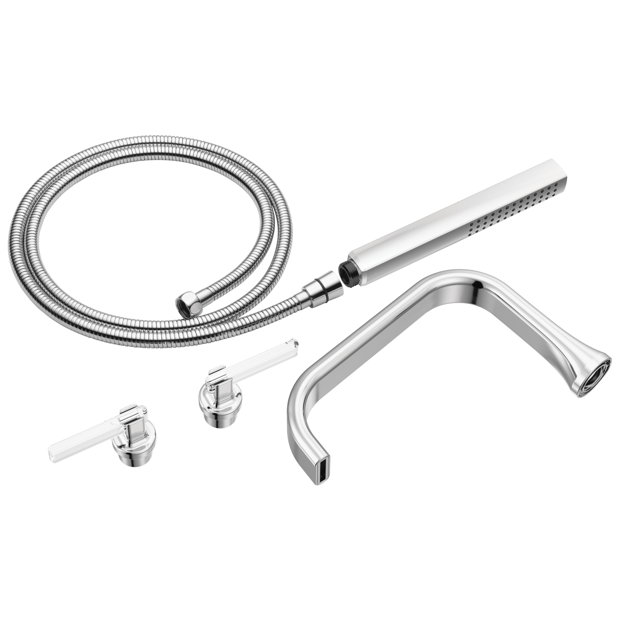 Brizo Allaria Two-Handle Tub Filler Trim Kit with Lever Handles