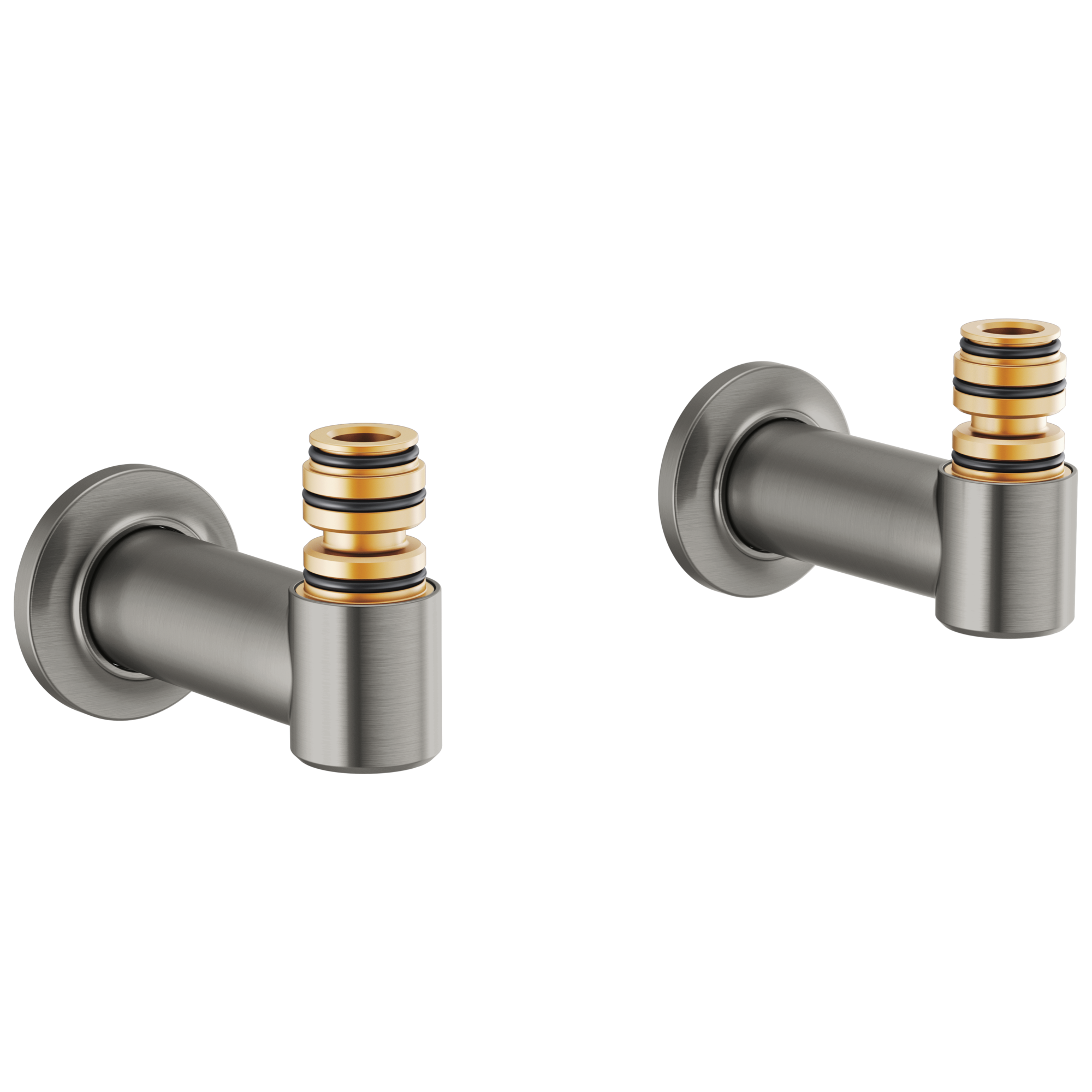luxe steel tub filler unions