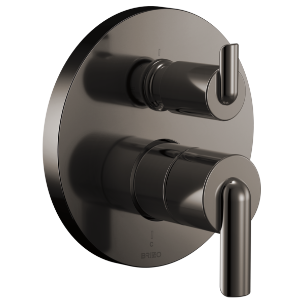 brilliance black onyx shower trim