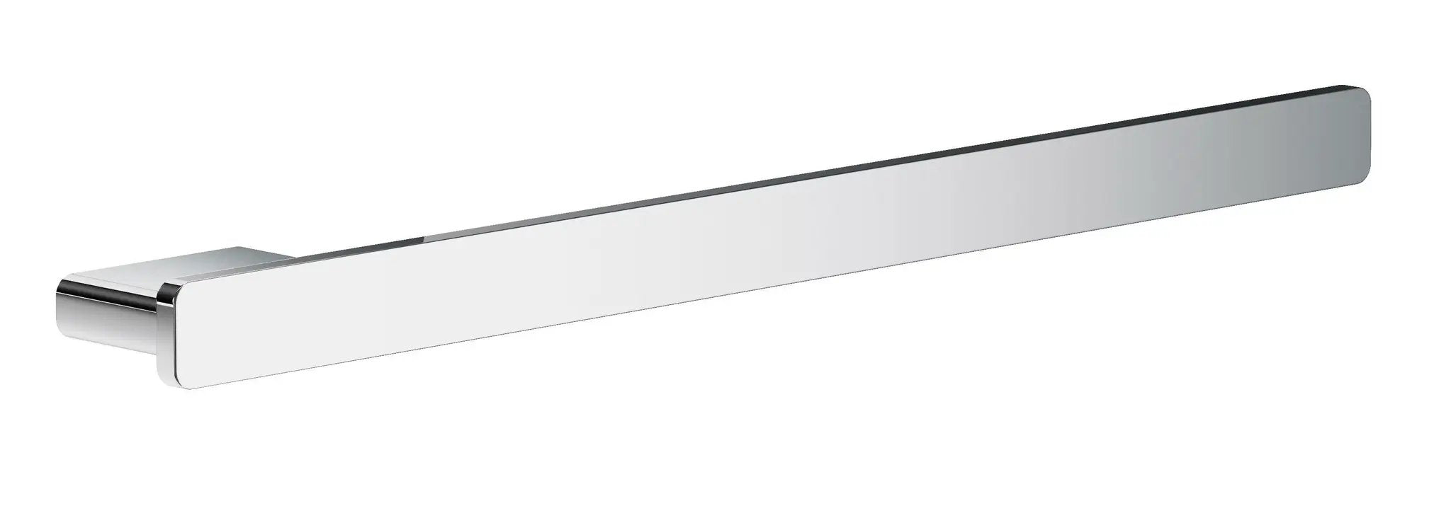 polished chrome towel bar