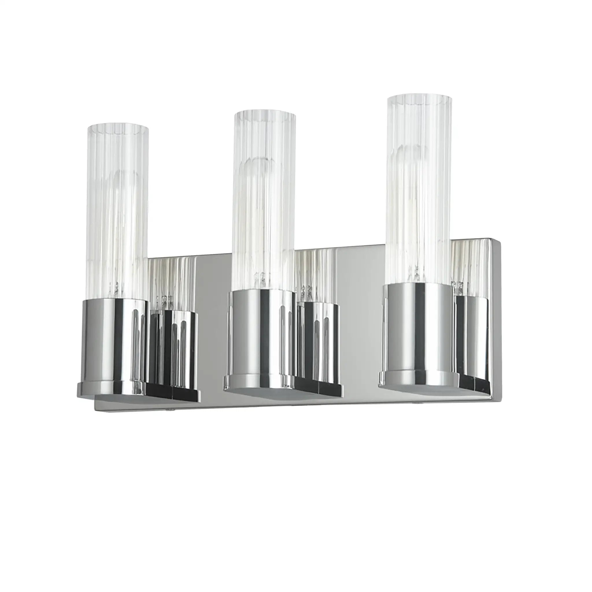 polished chrome wall mount