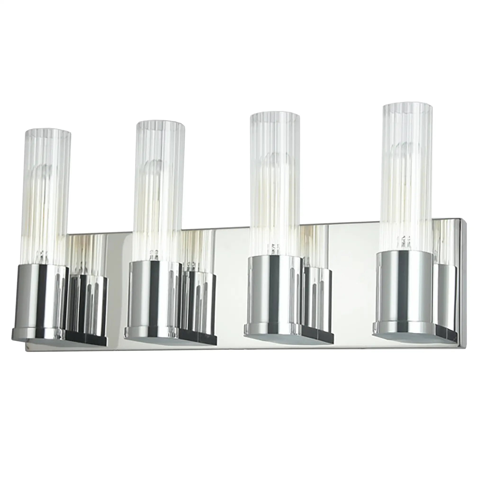 polished chrome wall mount