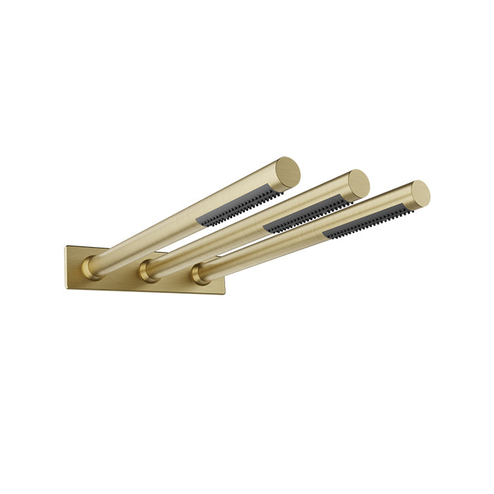 Baril Shower Components Orientable 3 Stems Shower Head