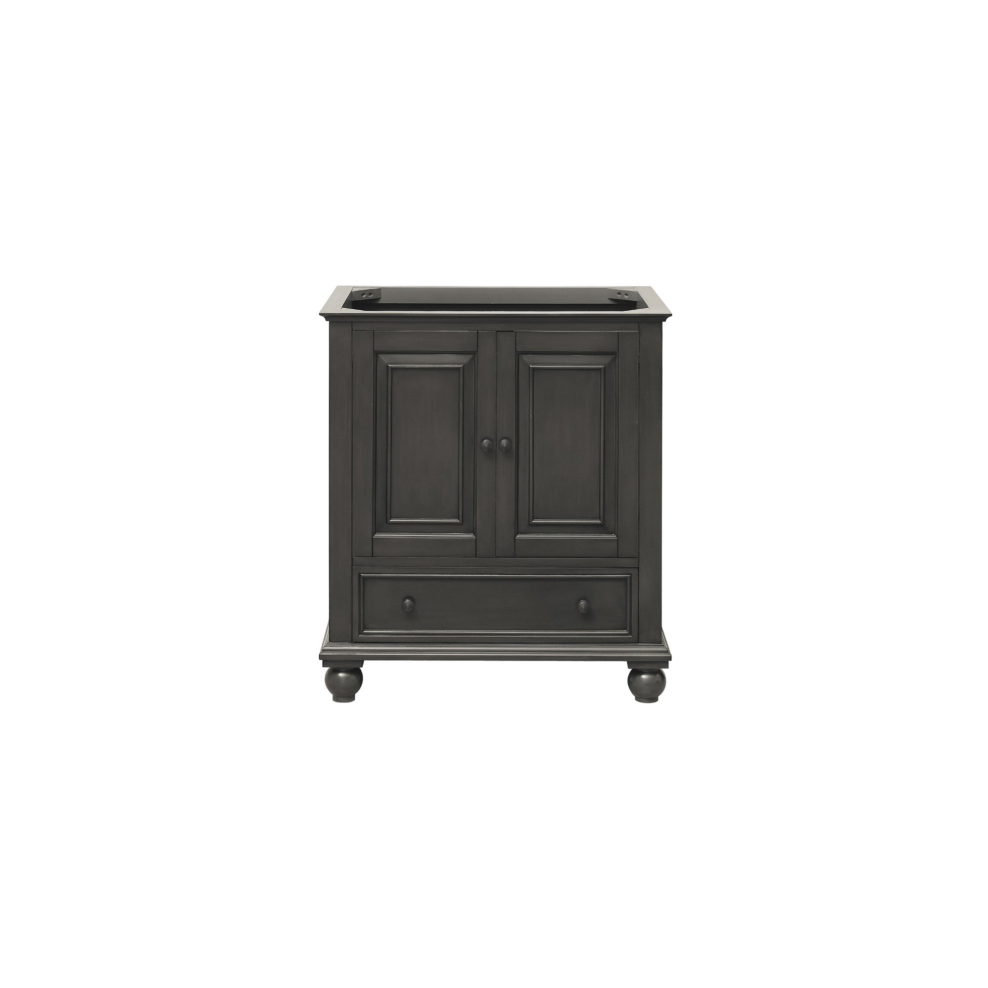 charcoal glaze vanity base