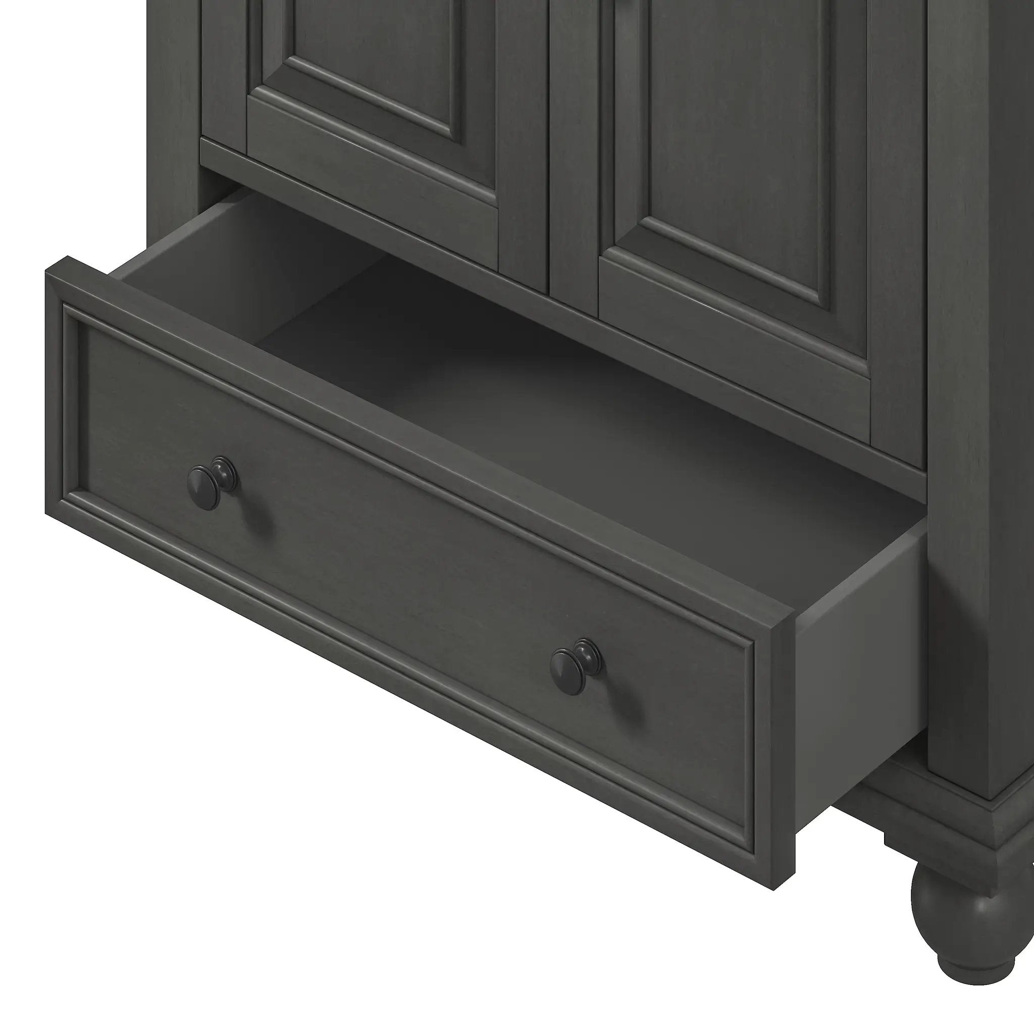 charcoal glaze vanity set