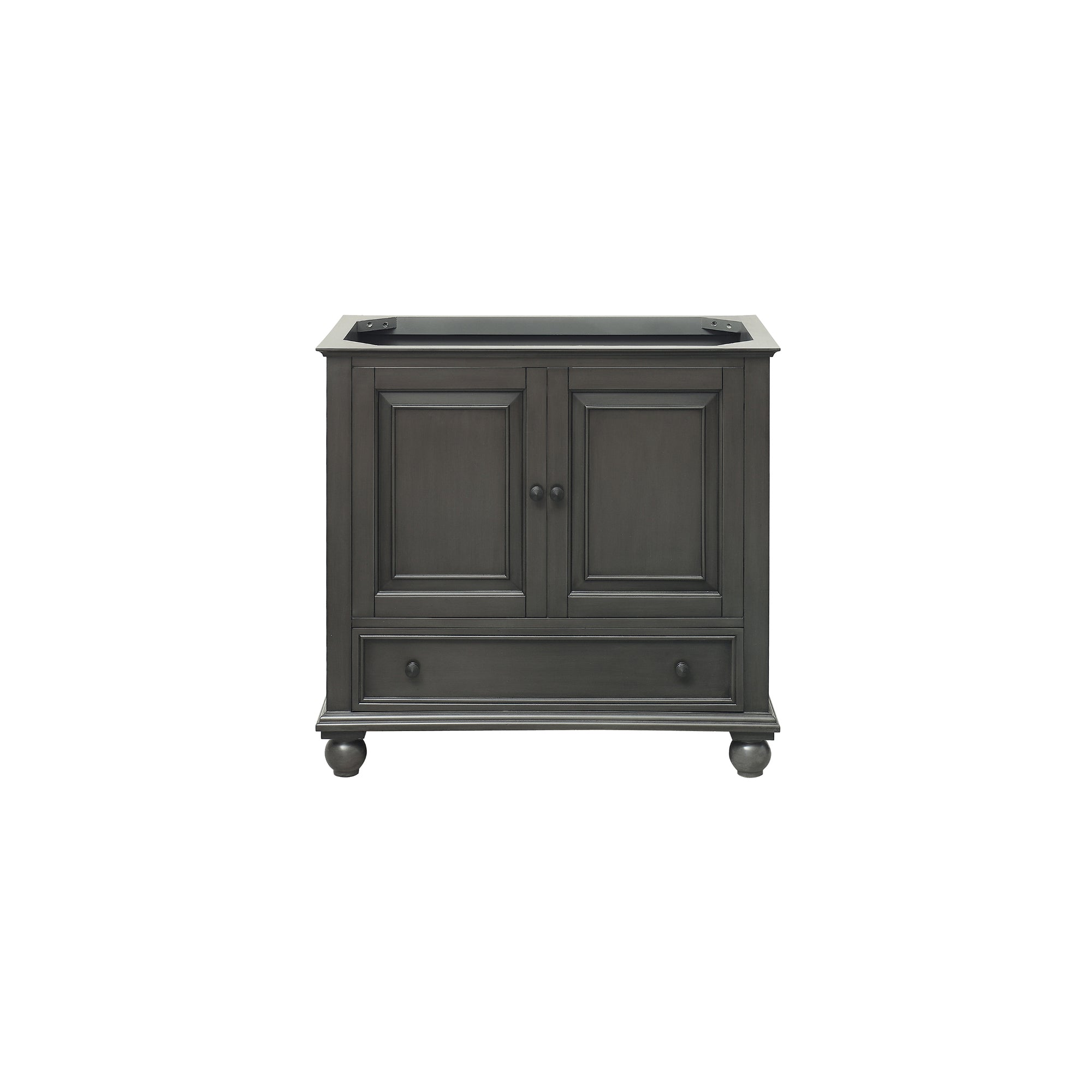 charcoal glaze vanity base