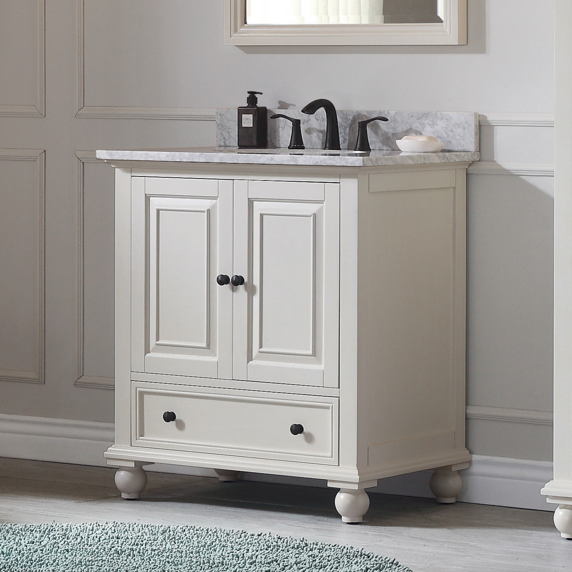 french white vanity base