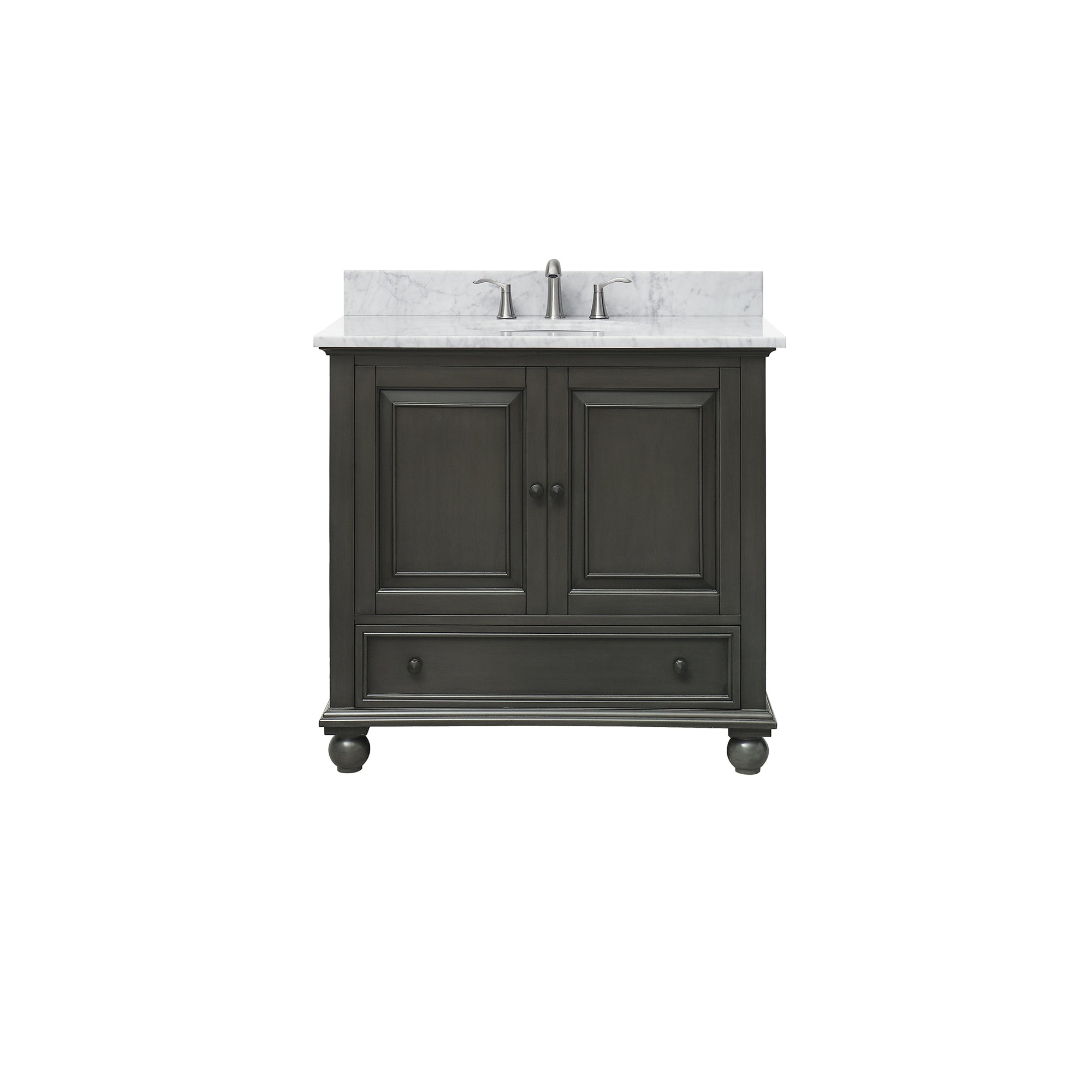 charcoal glaze vanity set