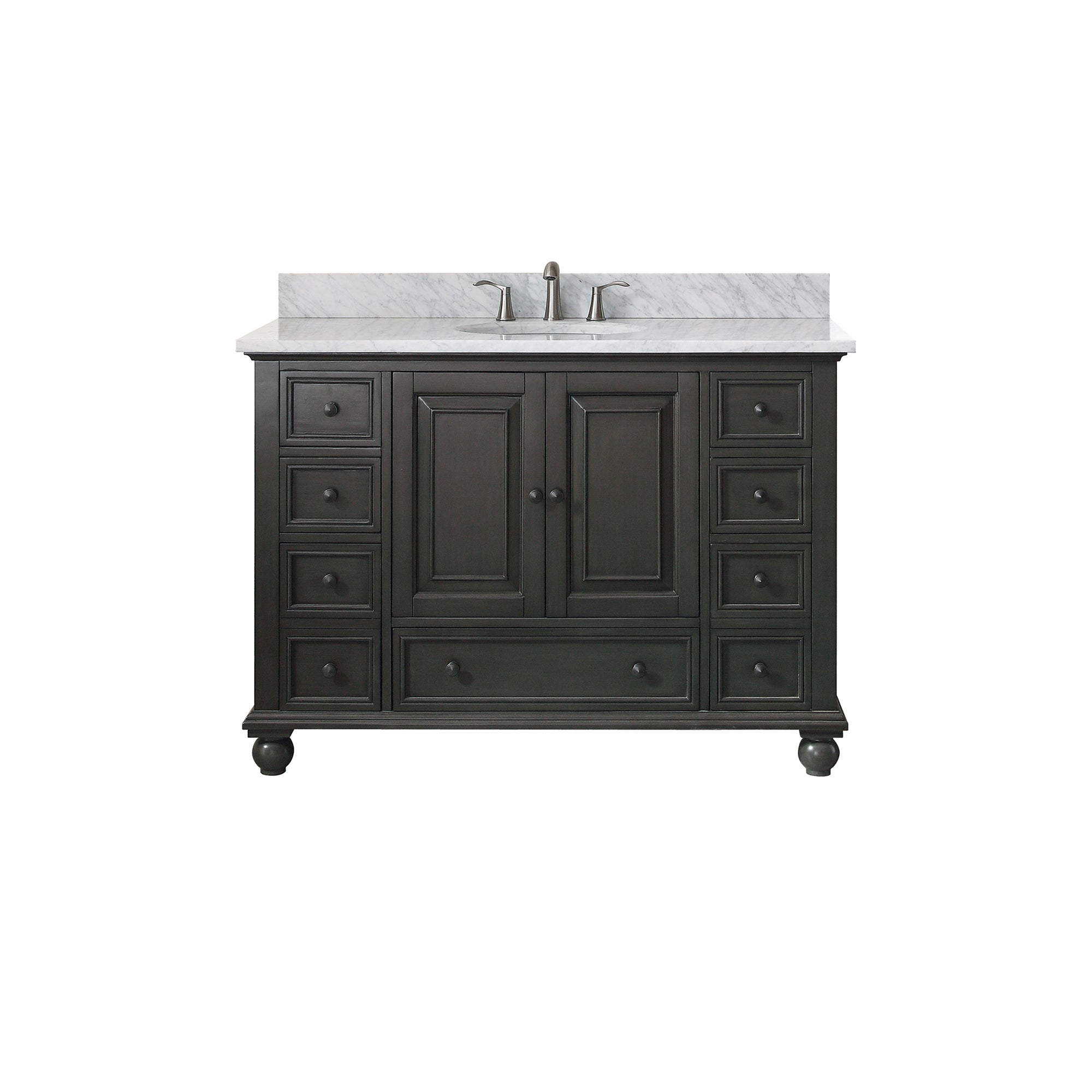 charcoal glaze vanity set