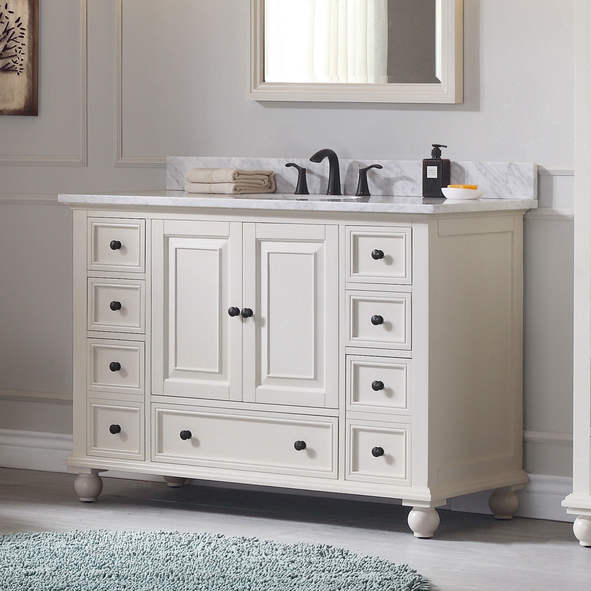 french white vanity base