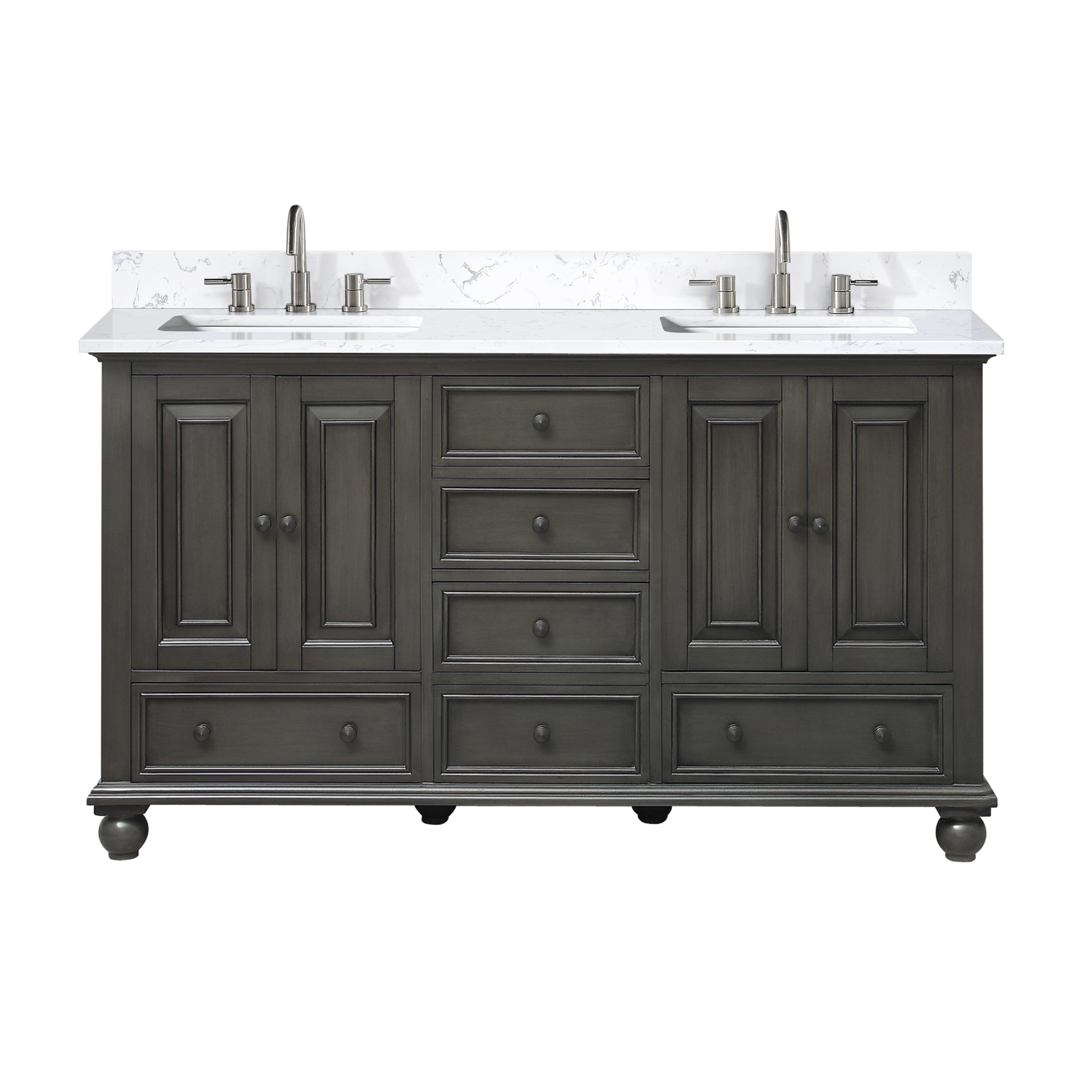 charcoal glaze vanity set