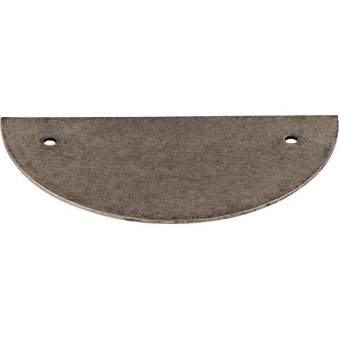 Top Knobs Half Circle Backplate 3 1/2 Inch (c-c)