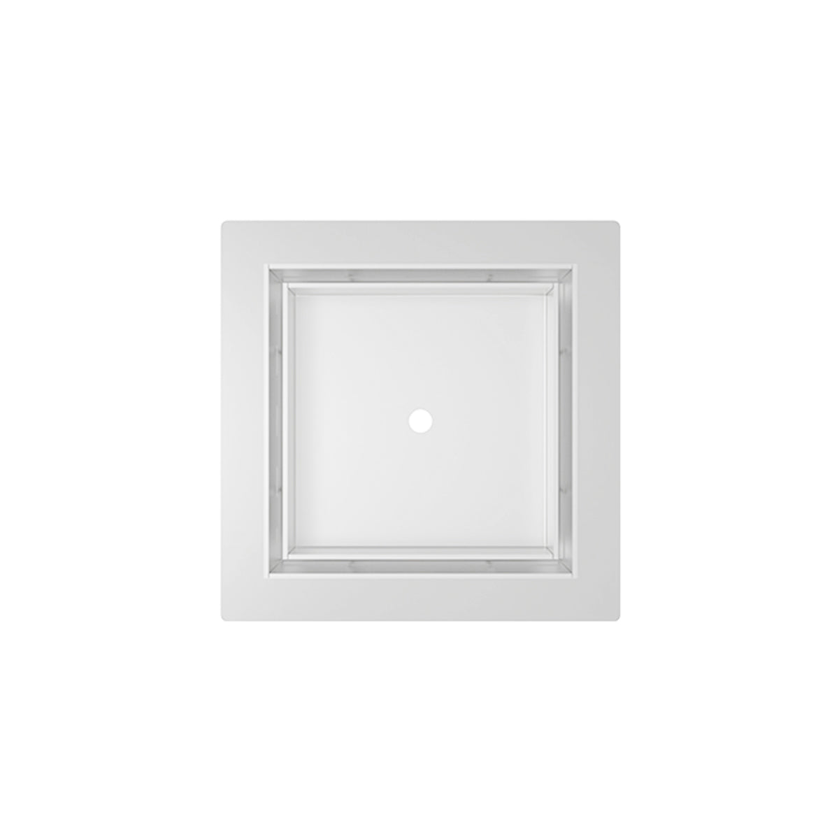 Infinity Drain 5 x 5 Flanged Tile Drain Strainer for 3/8" tile with 2 Throat