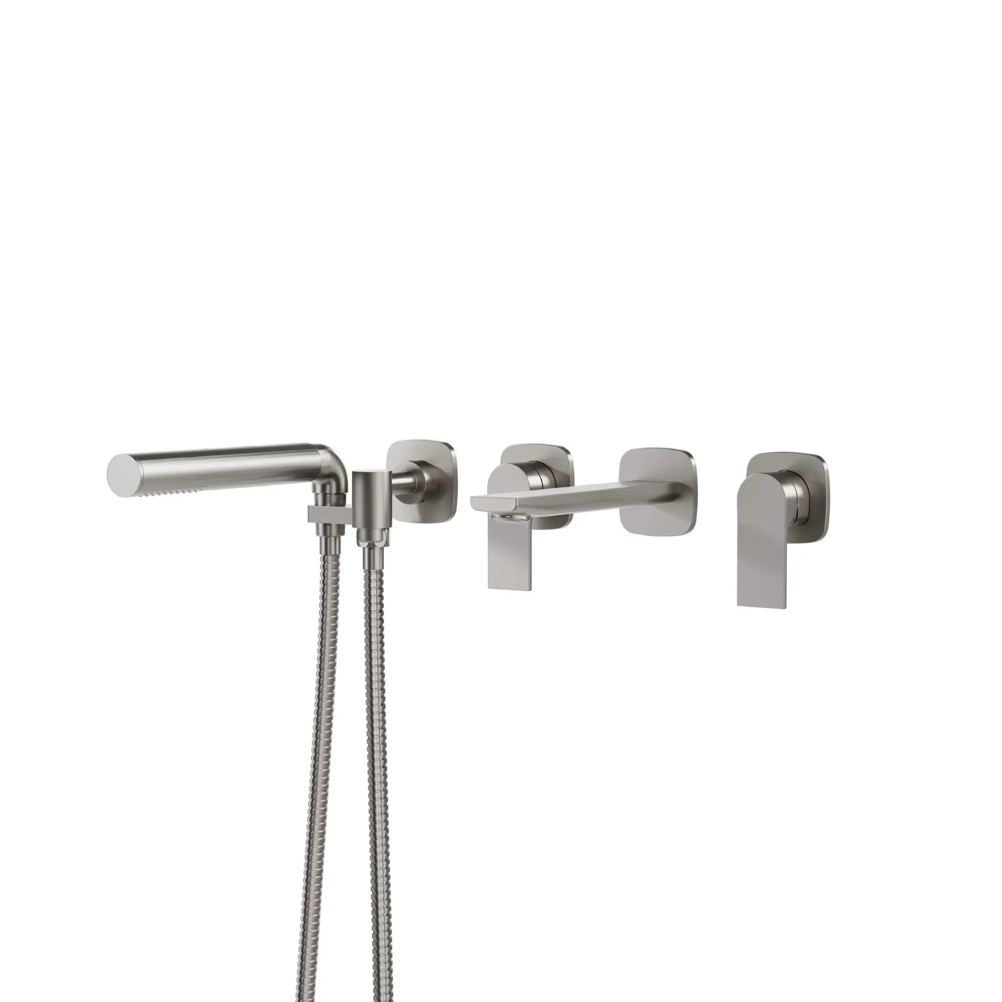 Aquabrass TMR Plus Wallmount Tub Filler with Handshower by Aquabrass