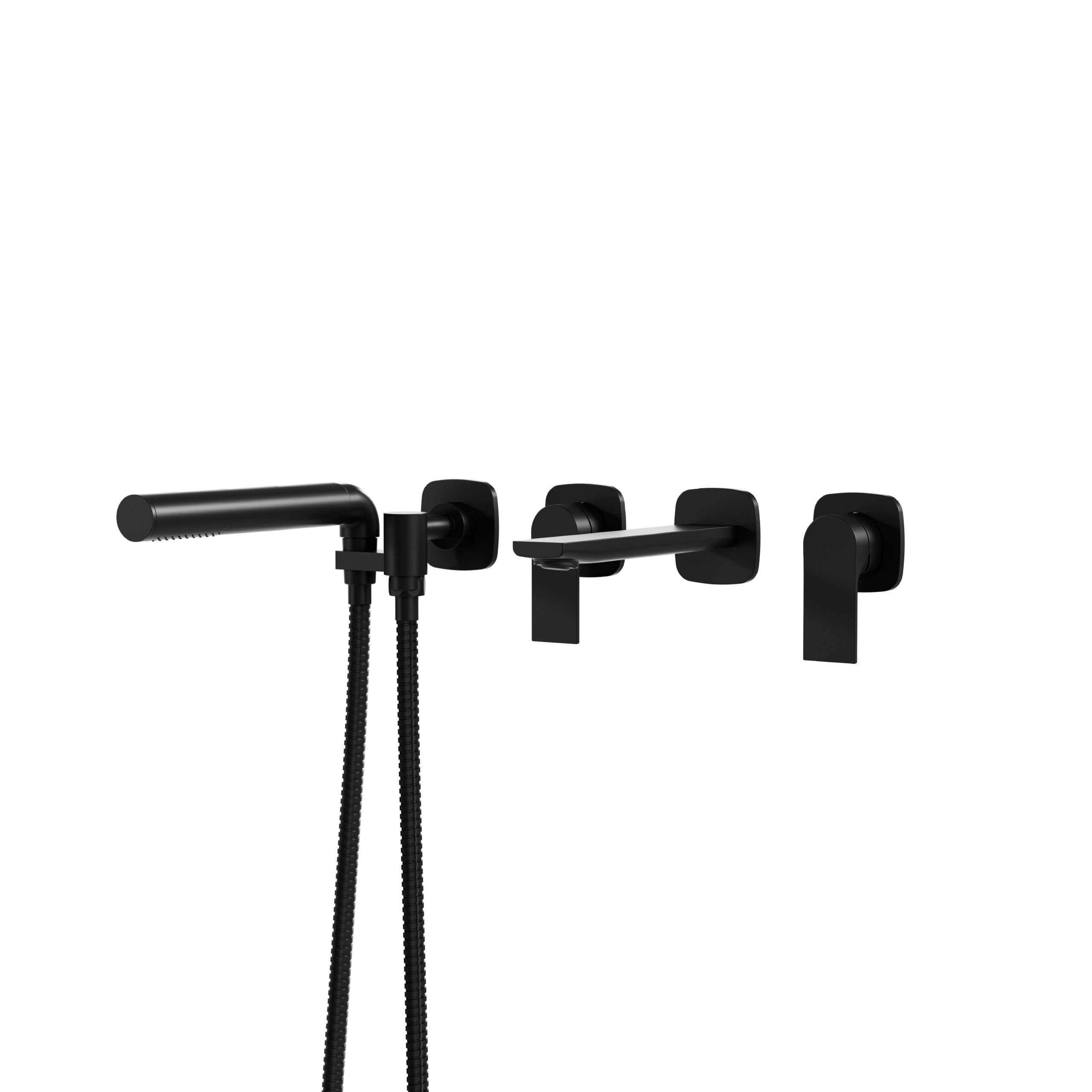 Aquabrass TMR Plus Wallmount Tub Filler with Handshower