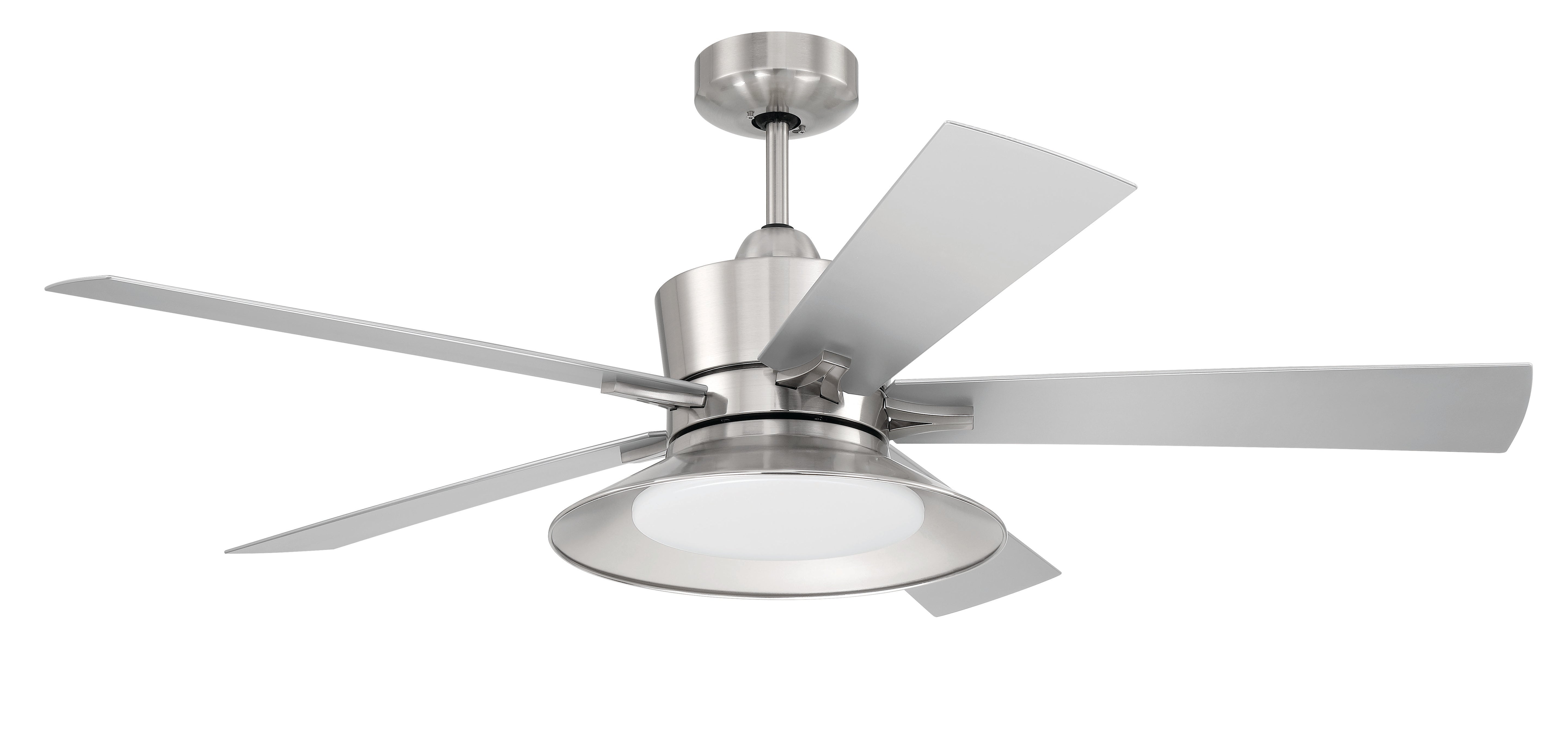 brushed polished nickel ceiling fans