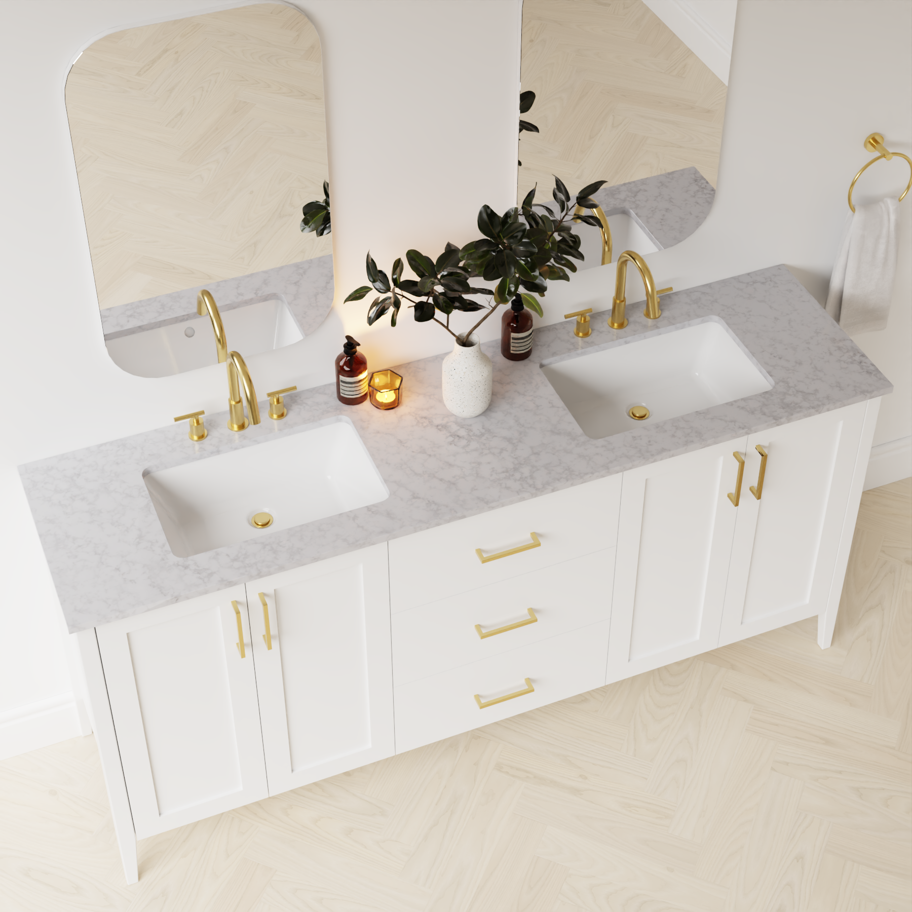 carrara vanity top