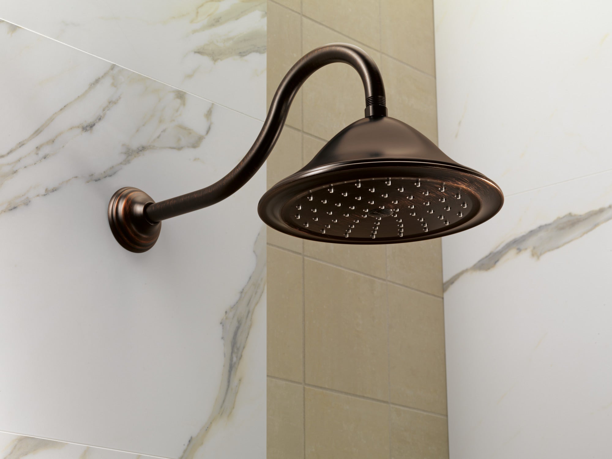 venetian bronze shower arm and flange