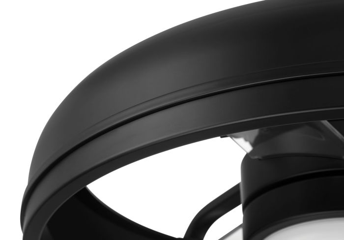 flat black ceiling fans