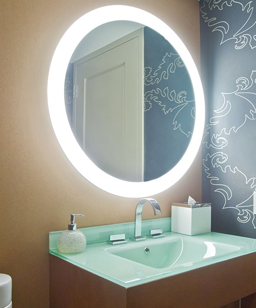 lighted mirror