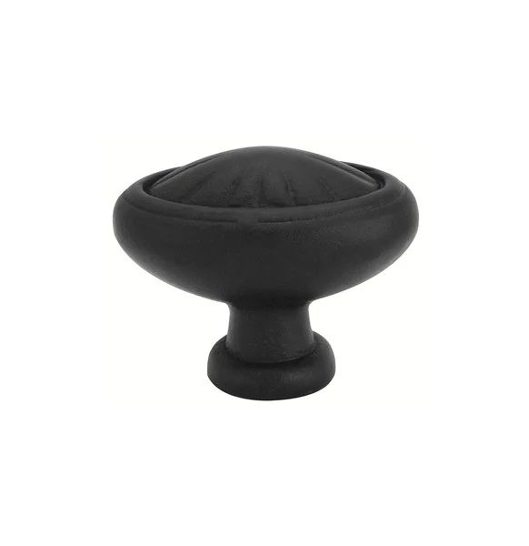 flat black bronze cabinet knob