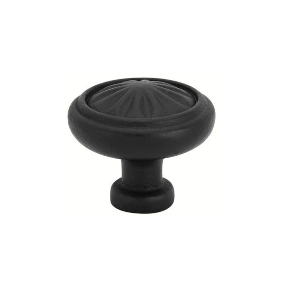 flat black bronze cabinet knob