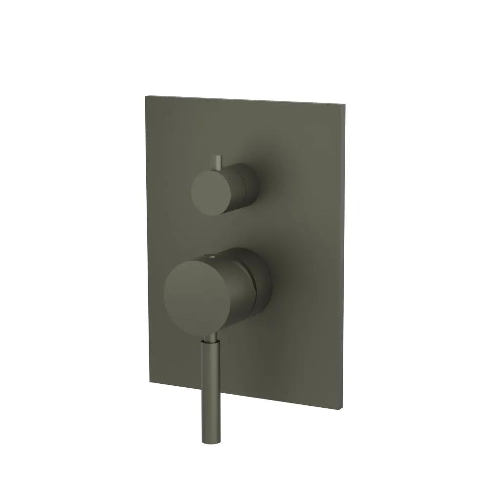 Flusso Serie 100 Tub / Shower Trim with Pressure Balance Valve - 3-Output by Flusso