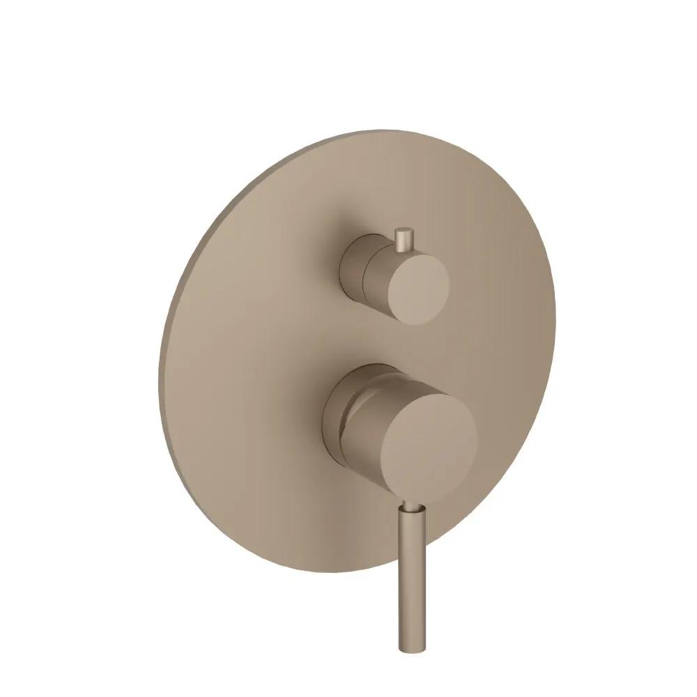 Flusso Serie 100 Tub / Shower Trim with Pressure Balance Valve - 3-Output by Flusso