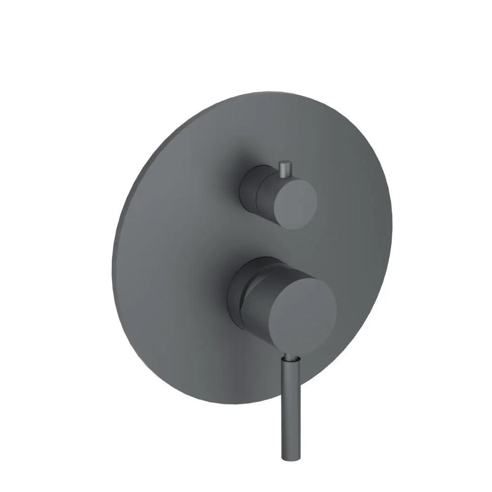 Flusso Serie 100 Tub / Shower Trim with Pressure Balance Valve - 3-Output by Flusso