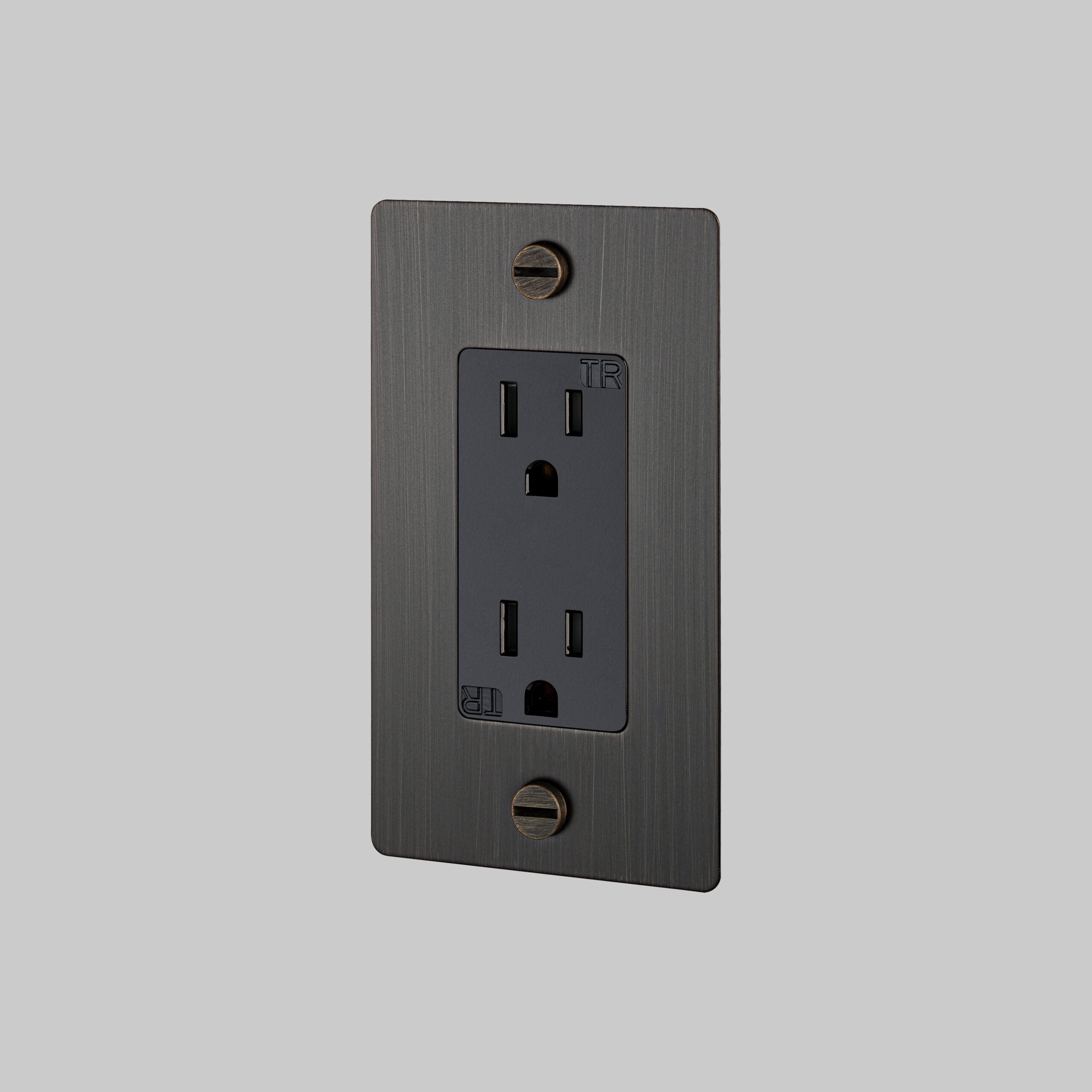 Buster + Punch 1G Duplex Outlet without Logo