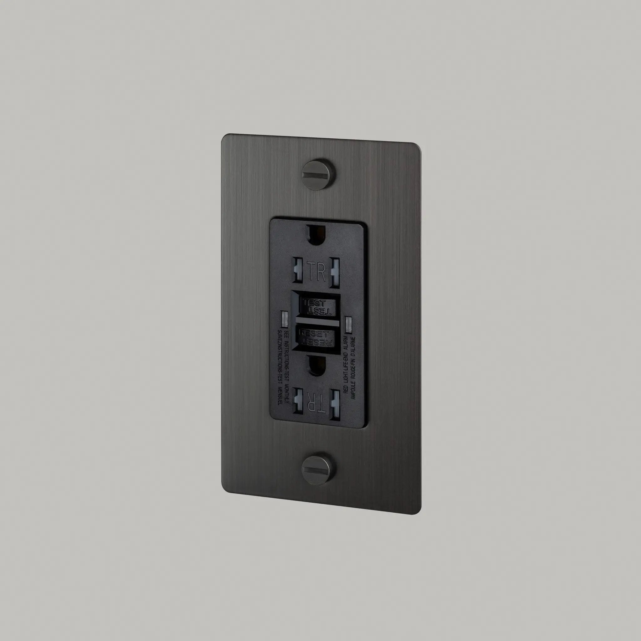 Buster + Punch 1G Duplex GFCI Outlet without Logo by Buster + Punch
