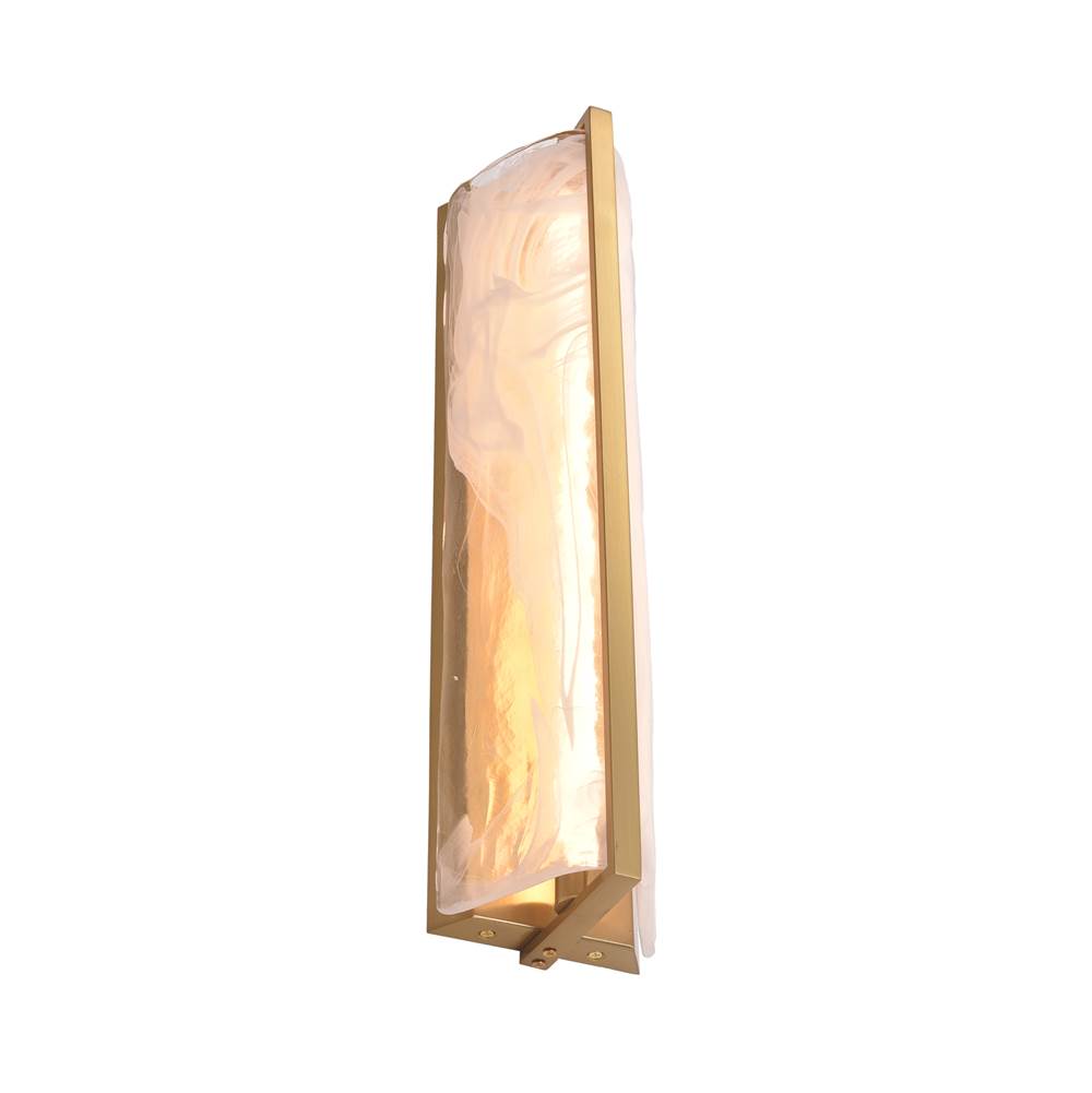 satin brass wall sconces
