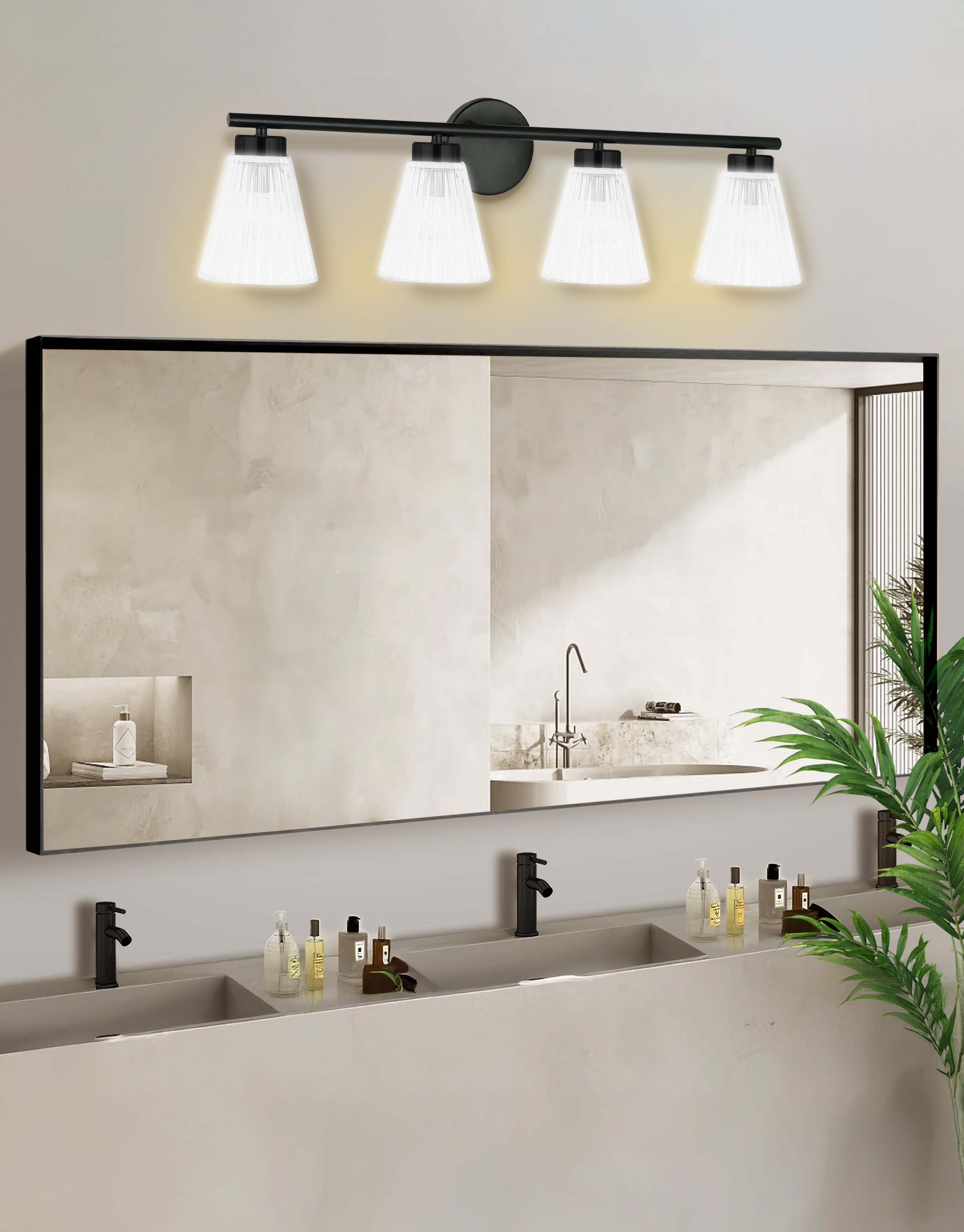 matte black wall mount