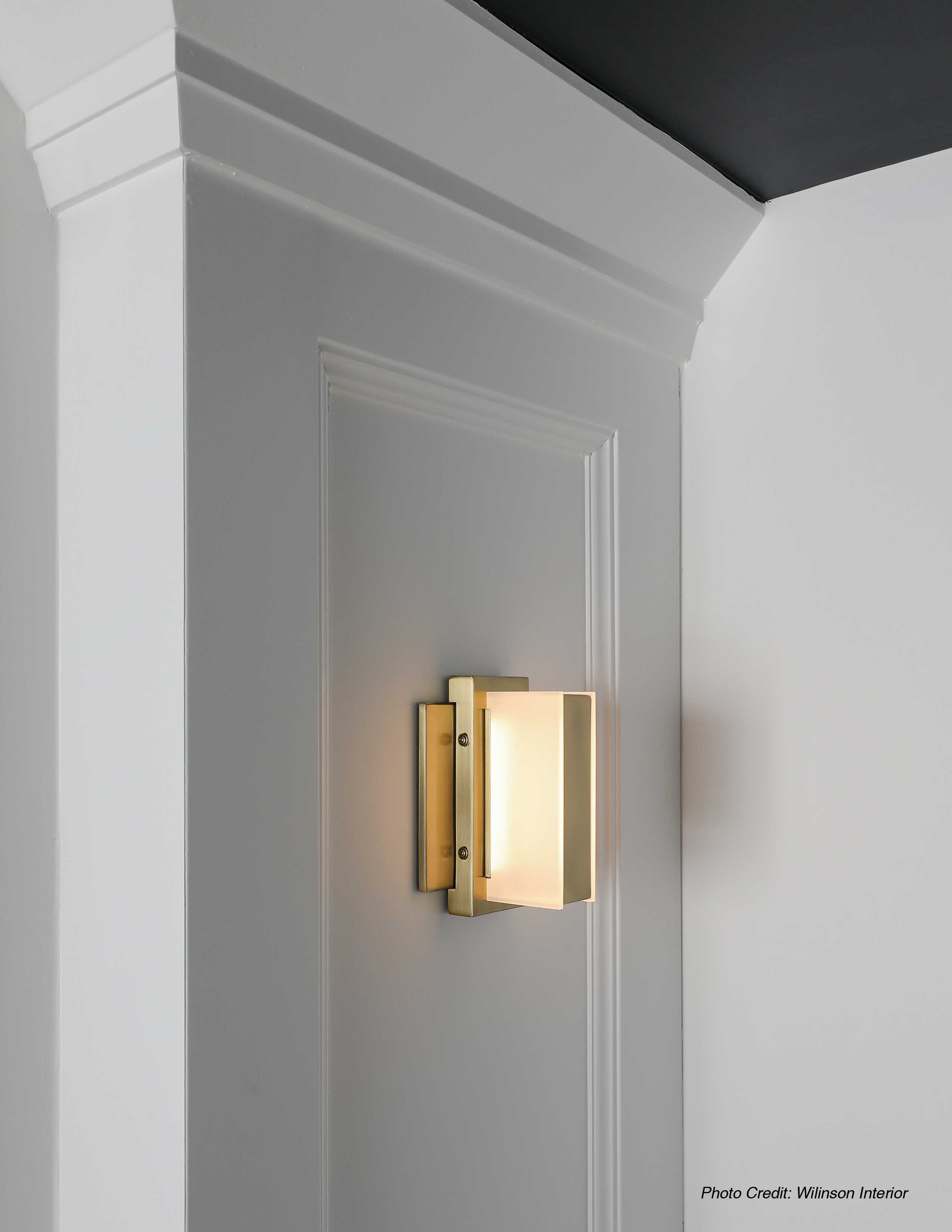 gold wall mount