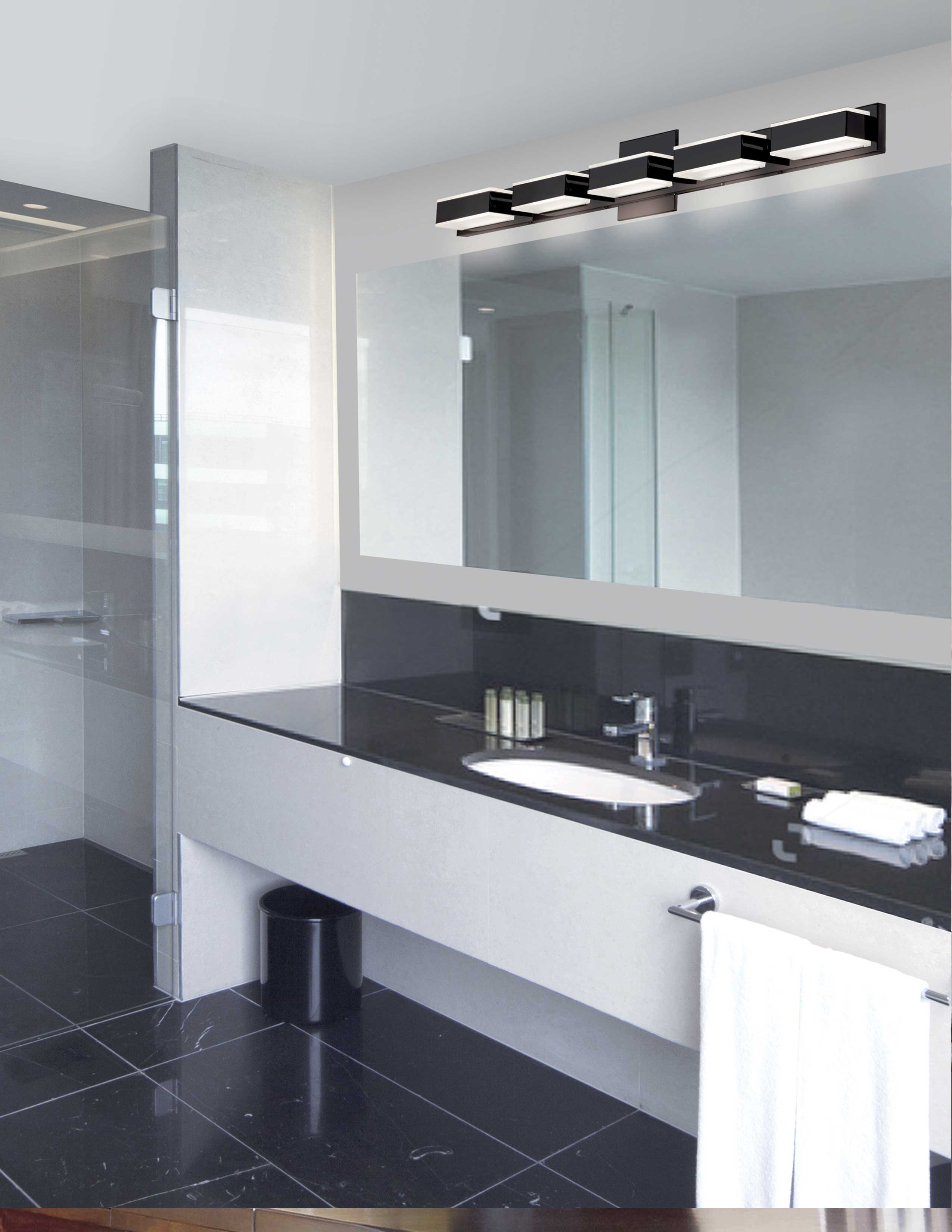 matte black wall mount