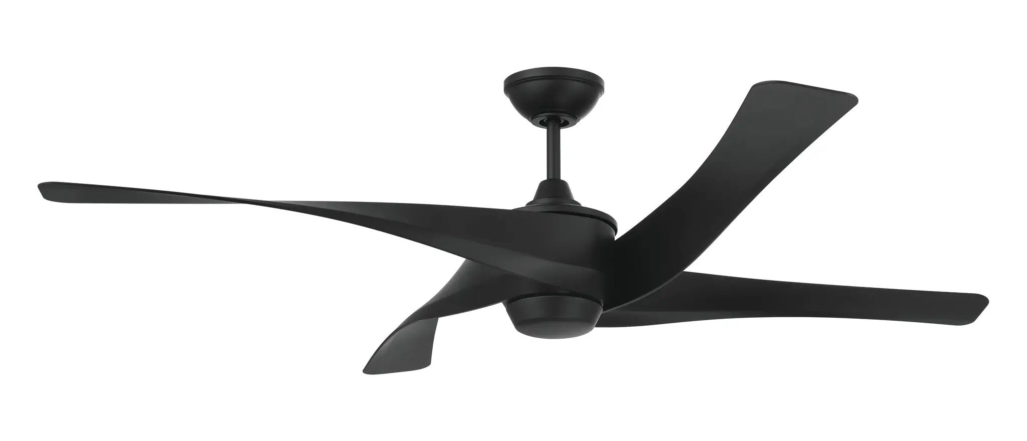 flat black ceiling fans