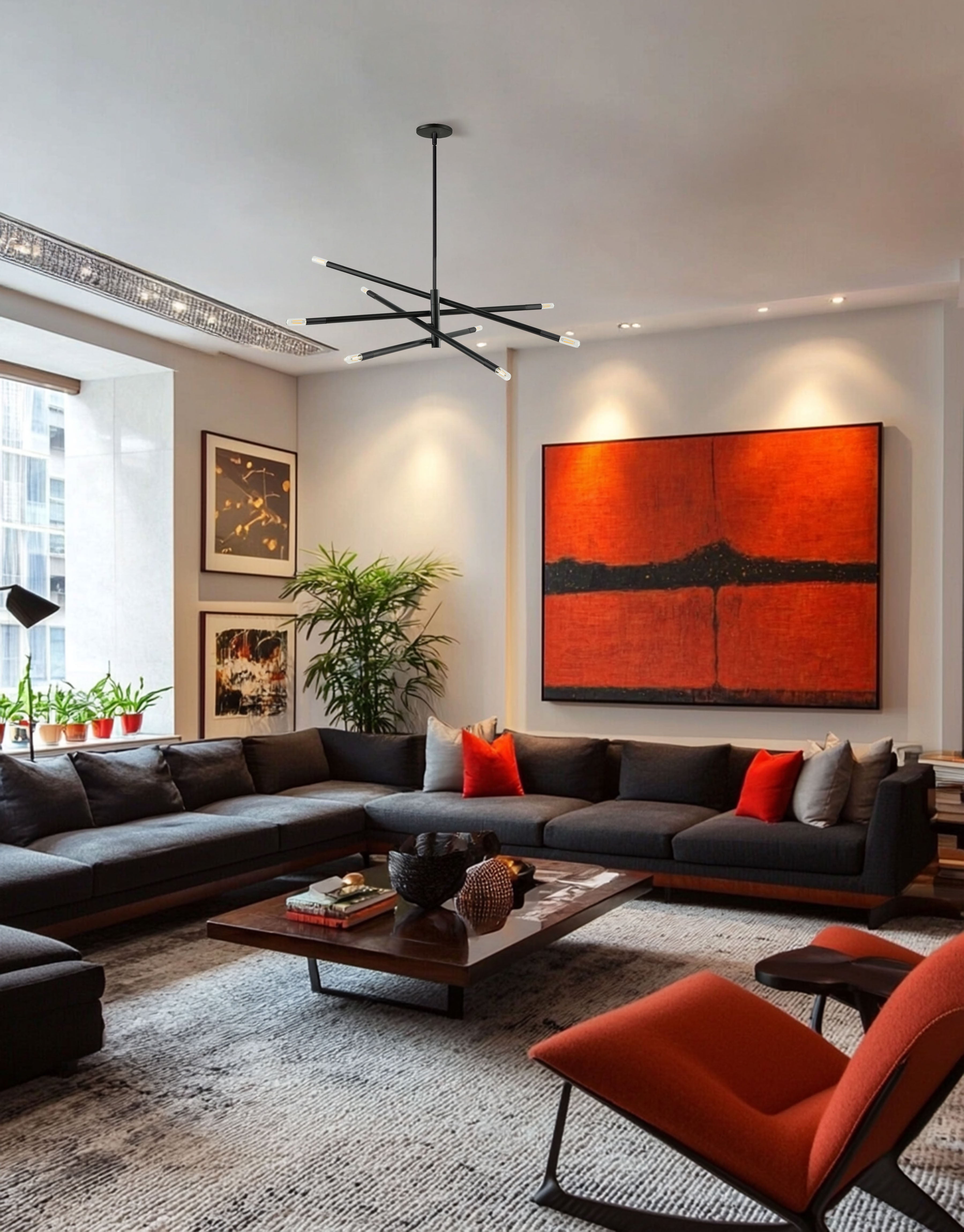 matte black pendants