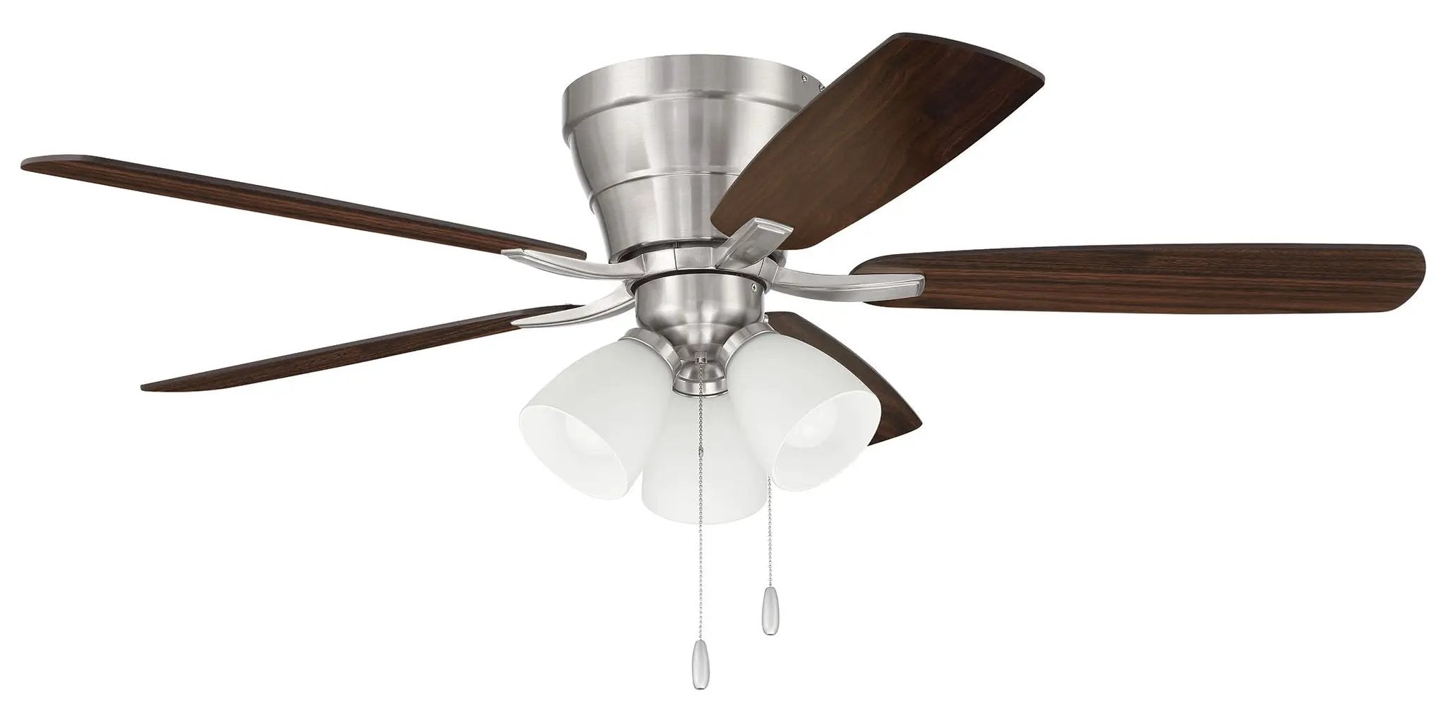 brushed polished nickel ceiling fans