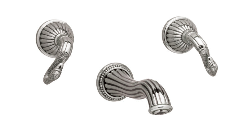 polished nickel lavatory set