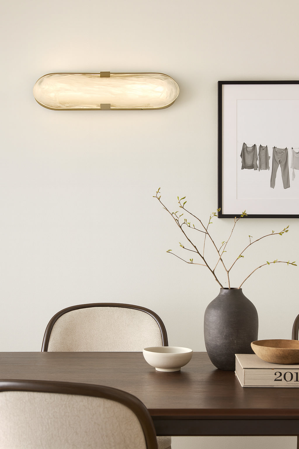 aged brass wall sconce