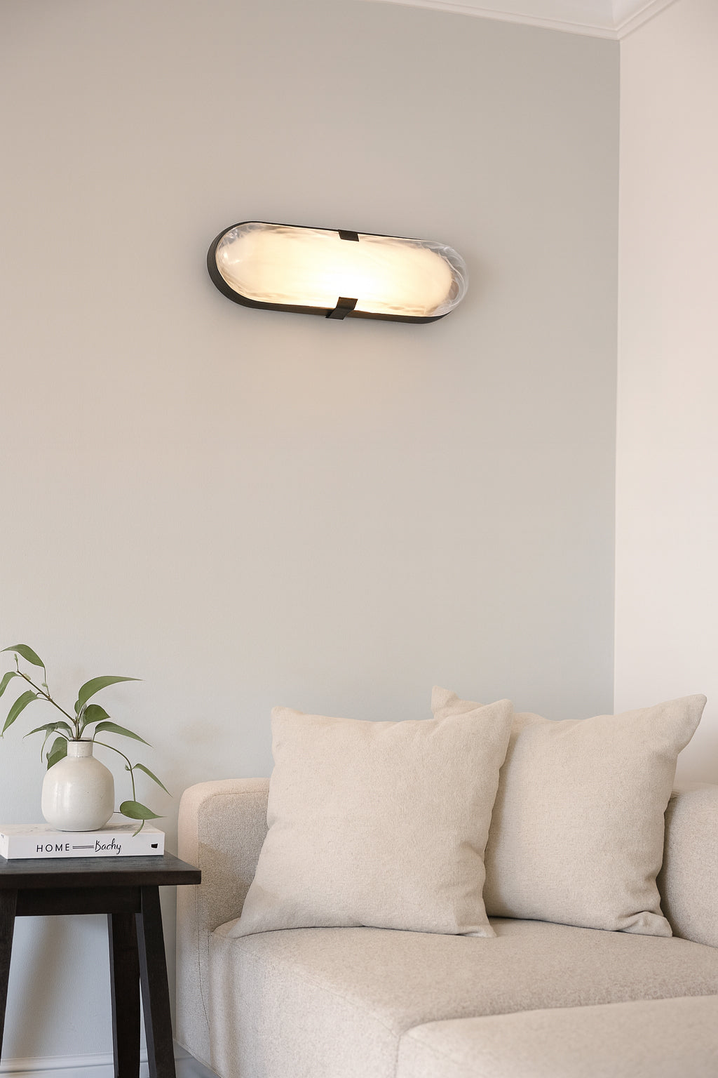 matte black wall sconce