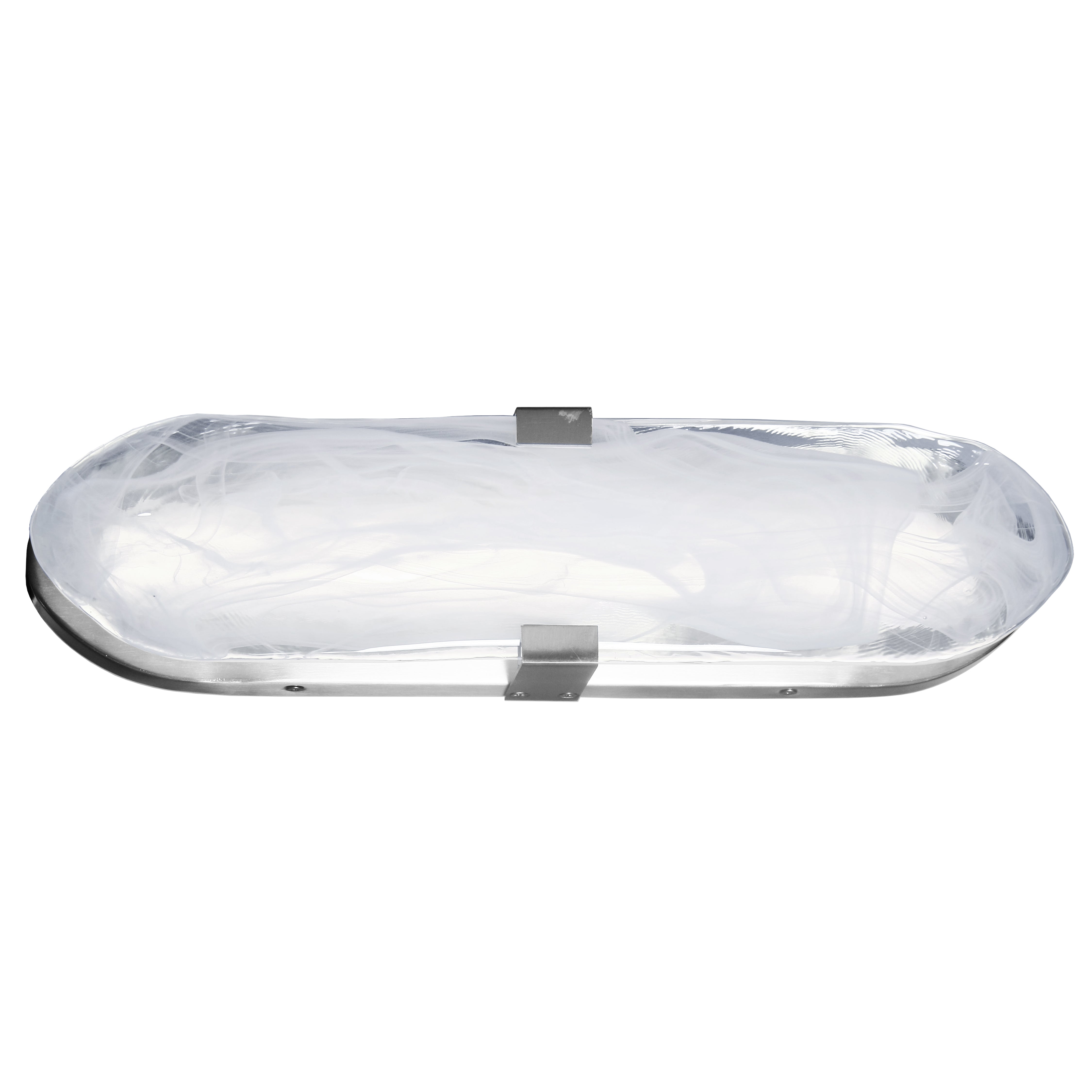 polished chrome wall sconce