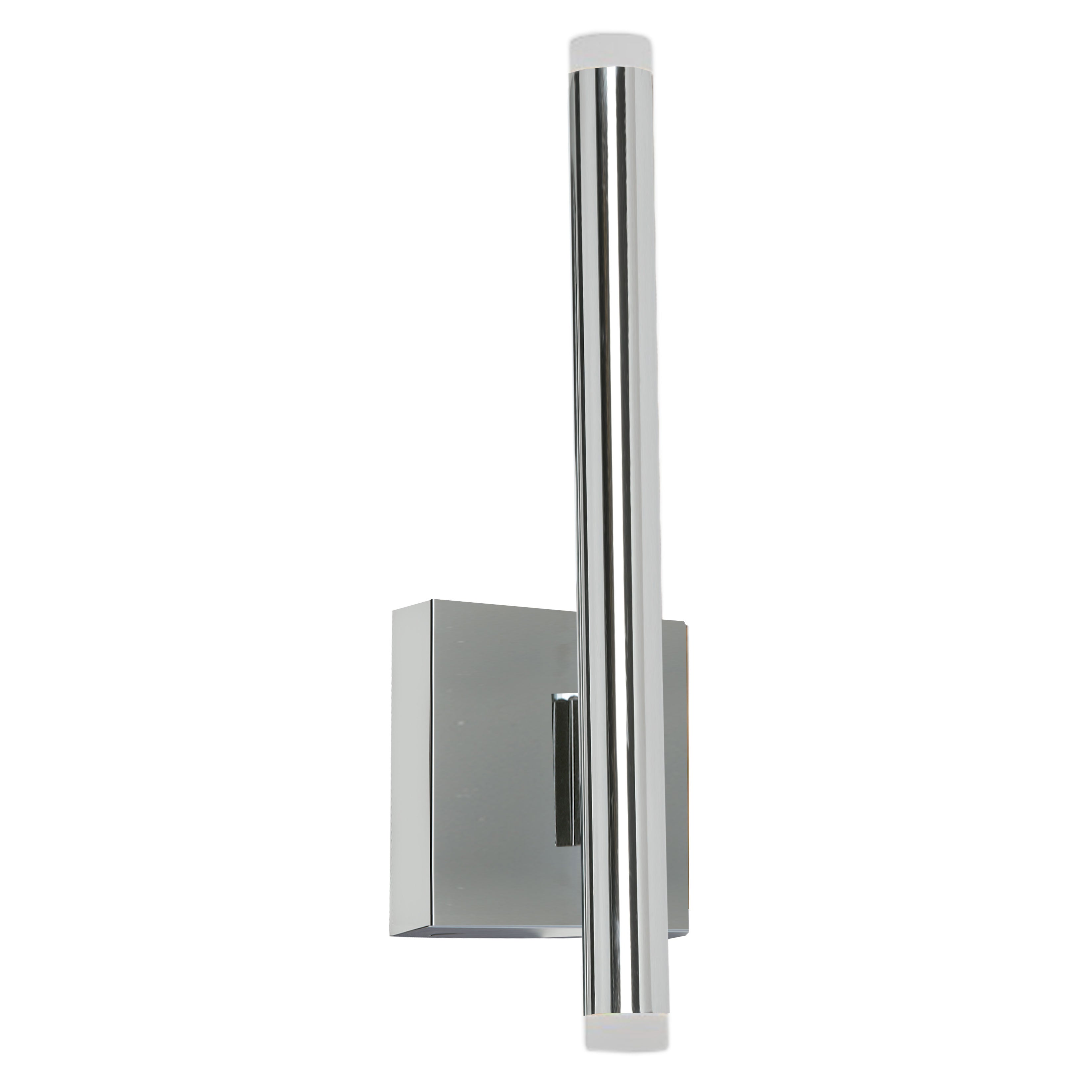 polished chrome wall mount