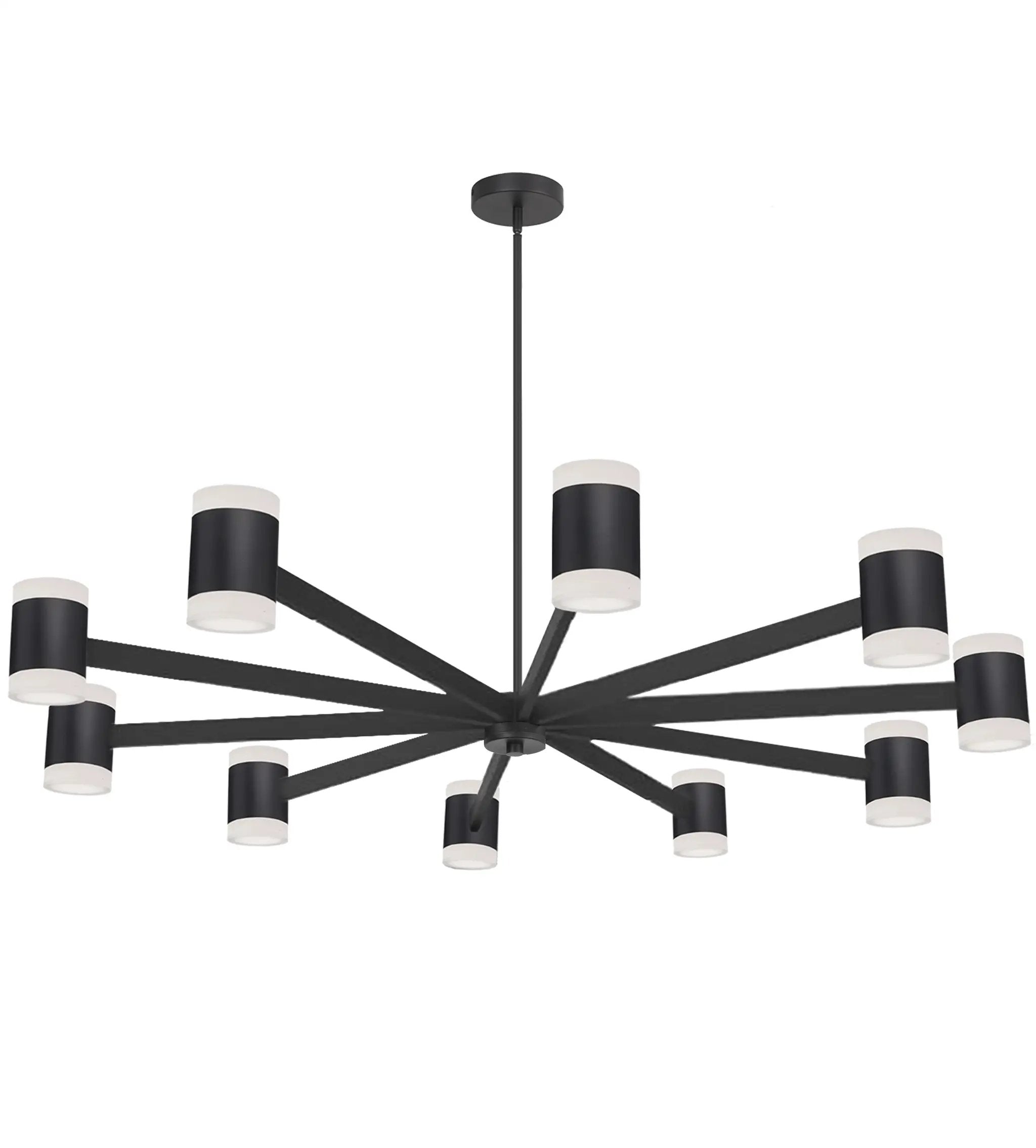 Dainolite 140W Chandelier with Frosted Acrylic Diffuser by Dainolite